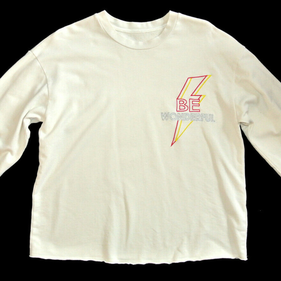 EDITION10 EMBROIDERED "BE WONDERFUL" SWEATSHIRT - Picture 5 of 8
